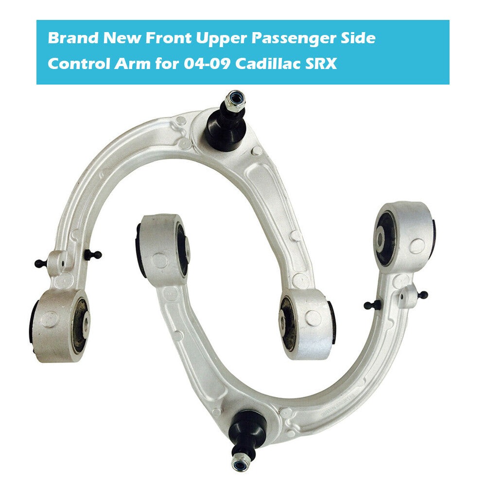 Pair Front Upper Control Arm Fit for Cadillac SRX STS SLS w/ Ball Joints  Bushings