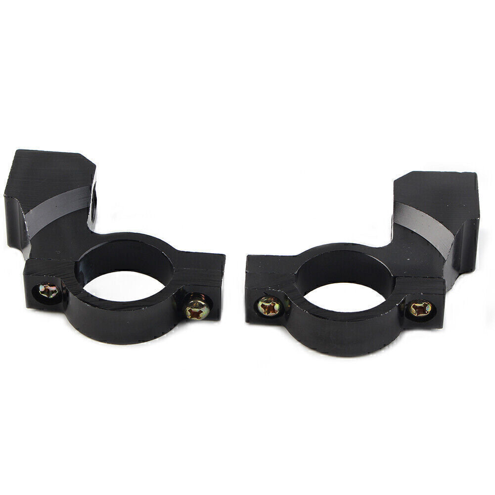 7/8 Black Motorcycle Bike Handlebar Rearview Mirror Mount Bracket Clamp