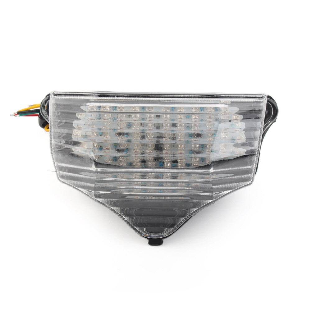 for Yamaha FZ6 FZ600 FZ6-S2 2006-2009 LED Taillight Brake Turn Signal Clear Lens