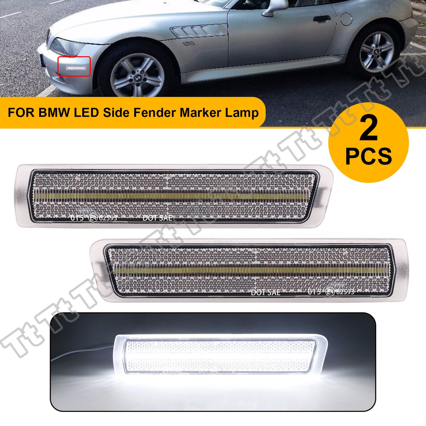 1996-2002 Z3 M Coupe Roadster with LED high-speed racing engine