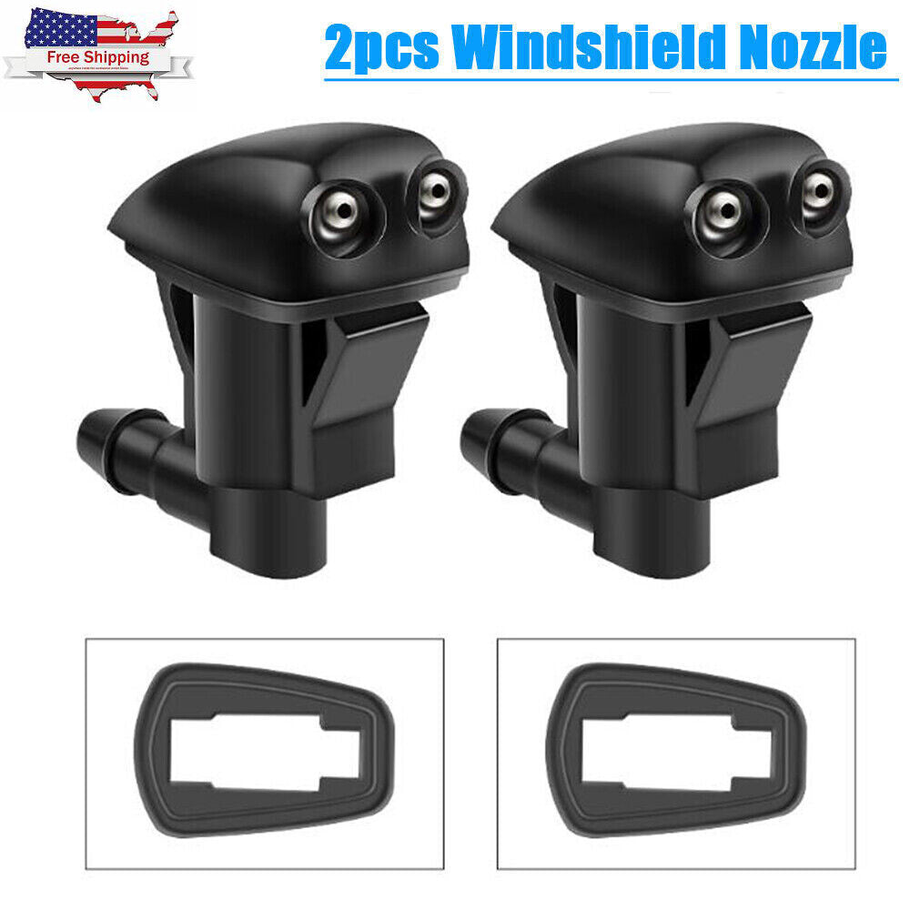 Universal Window Car Windshield Washer Nozzle Wiper Water Spray Jet Sprinkler US