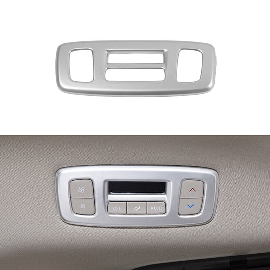 for Kia Carnival 2022-2023 silver Inner Rear Roof AC Button Control Frame cover