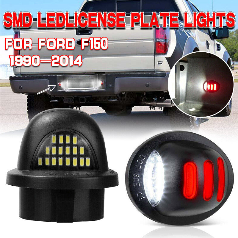 for Ford F150 F250 F350 F450 License Plate Light Tag Lamp Assembly Replacement