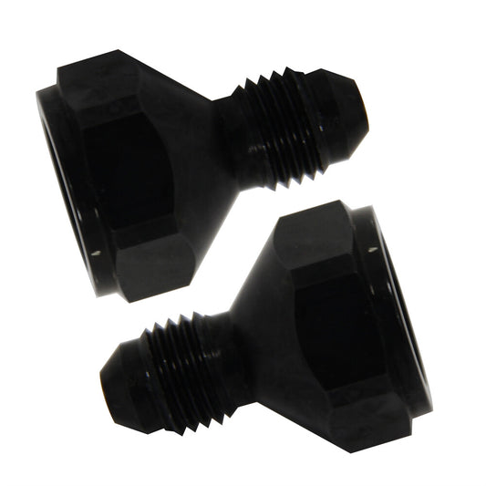 2PCS 6AN AN6 FEMALE to AN4 4AN MALE REDUCER EXPANDER HOSE FITTING ADAPTOR