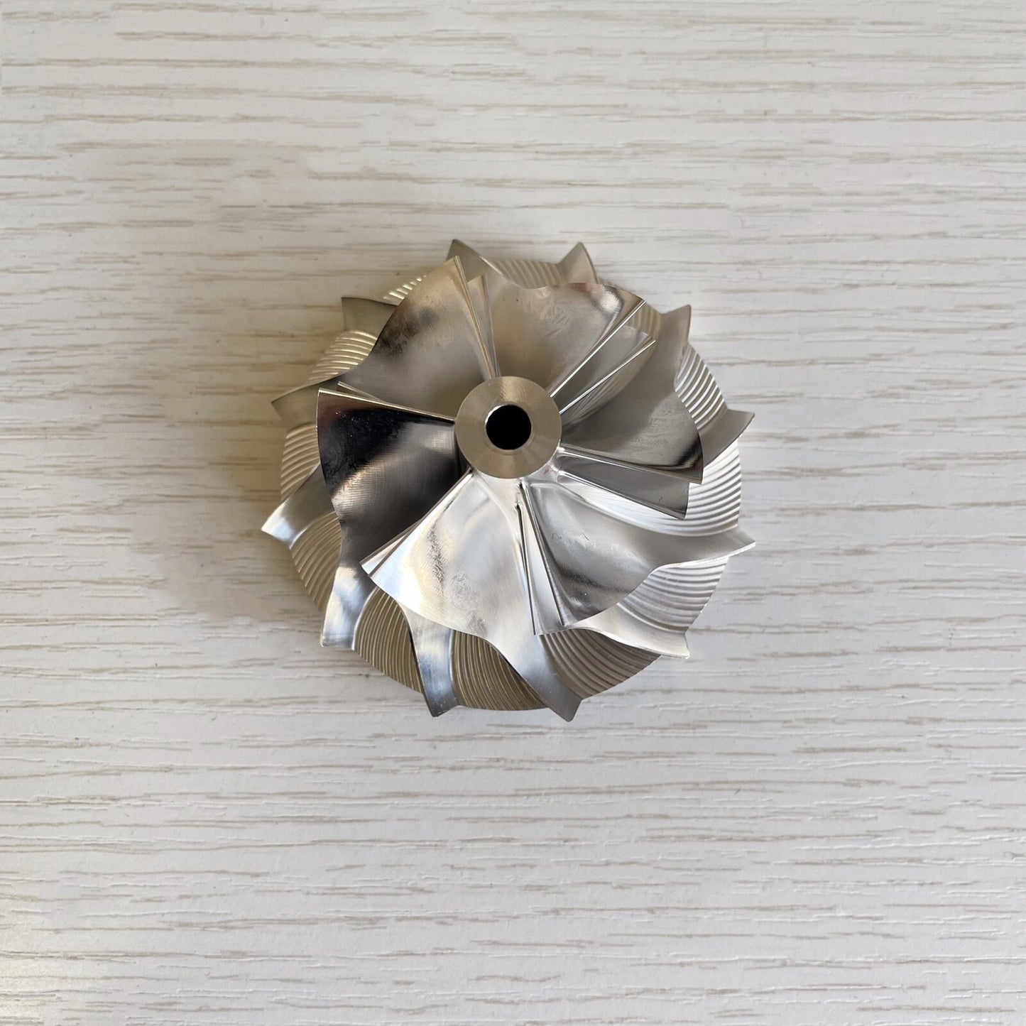 GT15-25 6+6 Blade 45.80/63.50 mm Turbine Aluminum 2618/Burnt Compressor Wheel