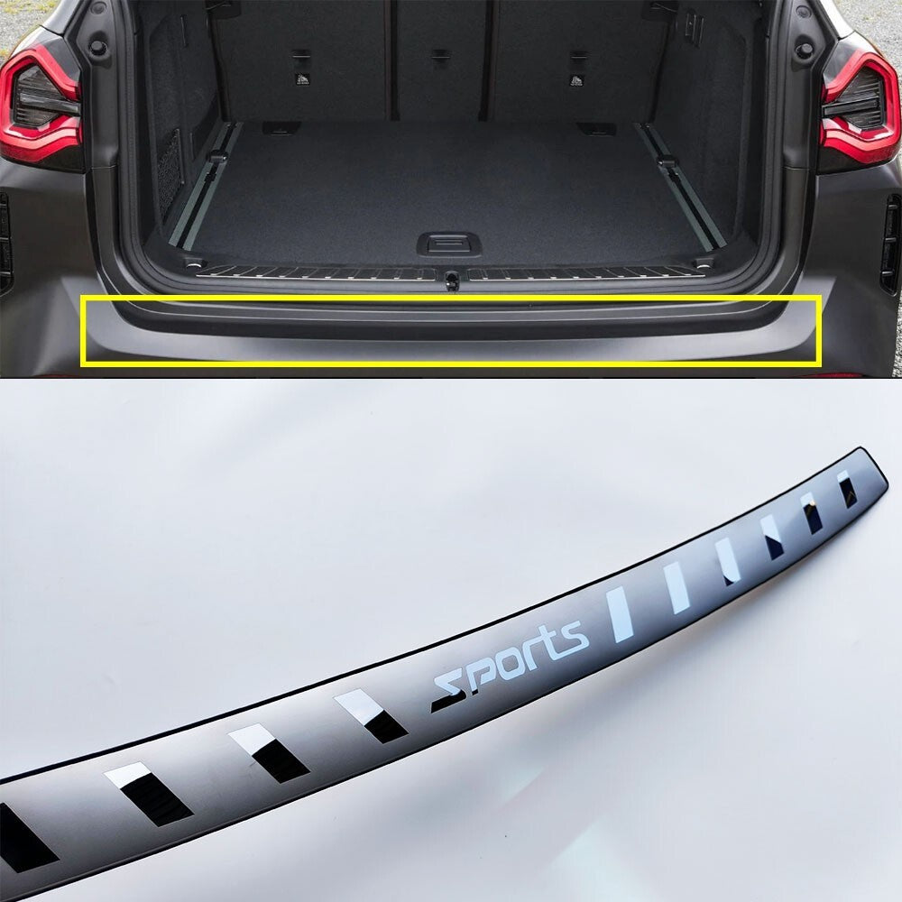 for BMW X3 2021 Car Accessories Car Rear Boot Bumper Protector Scuff Guard Trims