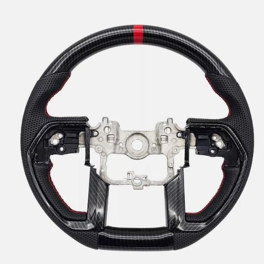 Suitable for 2024+ Tacoma Tundra Sequoia Sport Water Carbon Fiber Steering Wheel