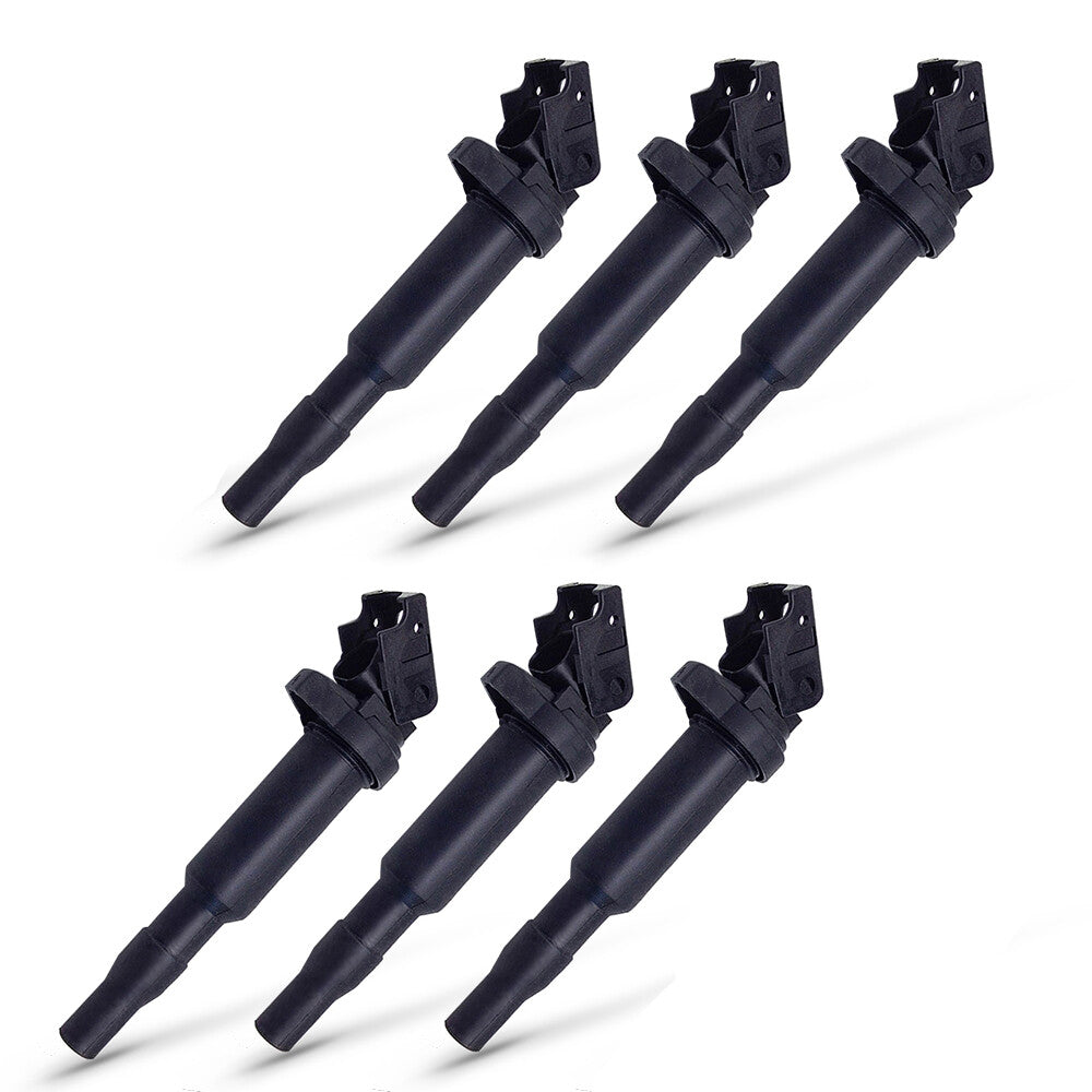 6x ignition coil with spark plug connector for BMW . OE12138657273 Warranty Extended Technical Support