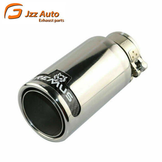2.5'' ID Double Wall Stainless Steel Gloss Silver For Exhaust Pipe Tip