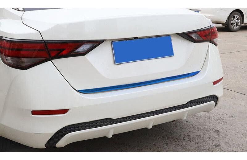 for Nissan Sentra Sylphy 20-22 Blue Titanium Rear Door Trunk Lid Tailgate Strip