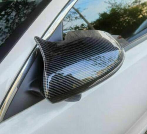 Side Rearview Mirror Cover Caps for Kia K5 Optima 2016-2020 Carbon Fiber OX Horn