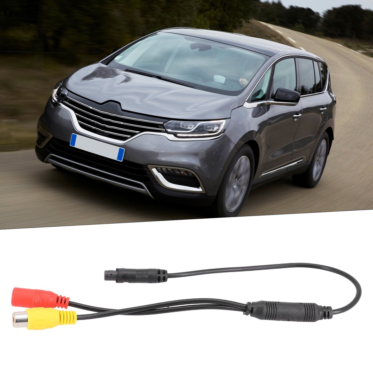 Car Backup Reverse Camera 4 Pin Male To CVBS For Female Connector Wire