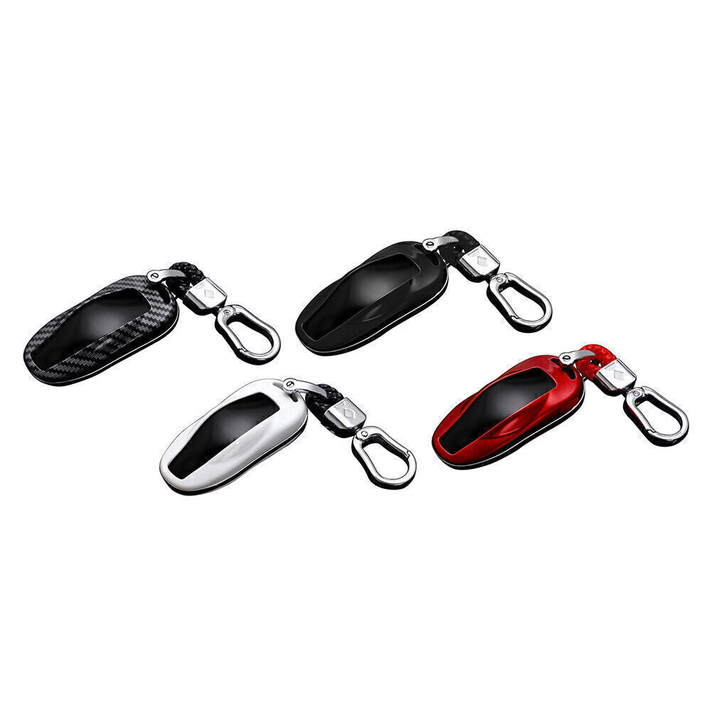 Carbon Fiber ABS Car for Smart Key Fob Case Cover for Tesla for Model S