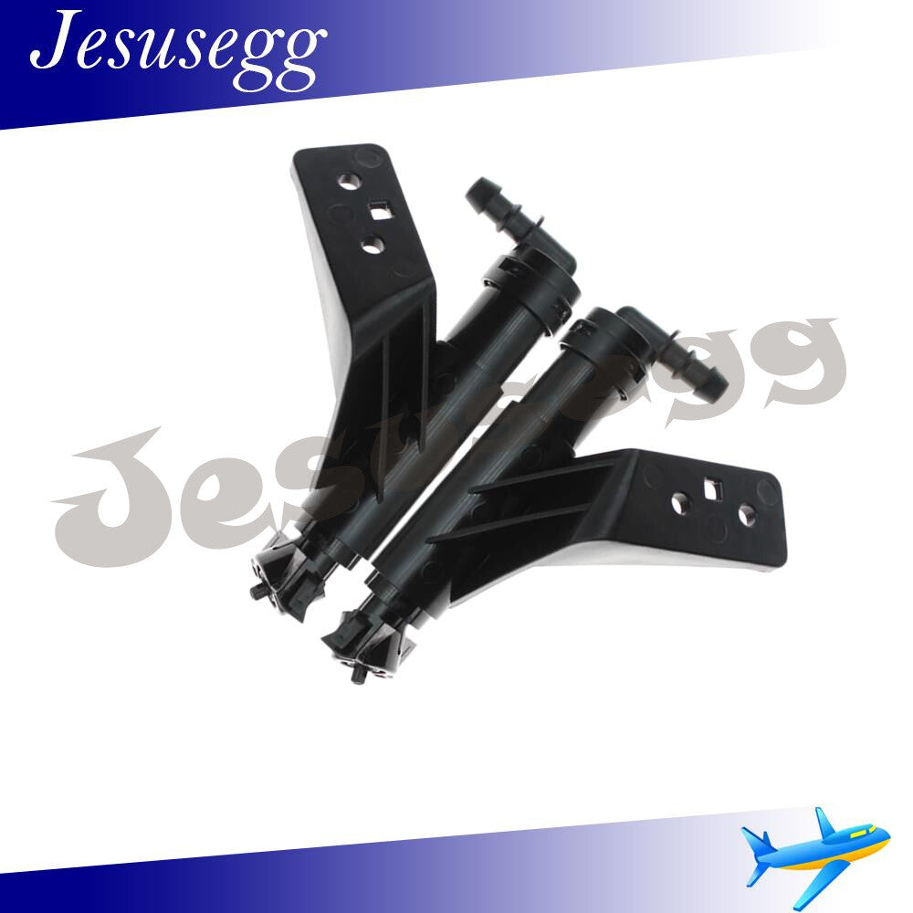 Left+Right Headlamp Washer Jet Nozzle For 2015-18 for Hyundai Santa Fe DM Grand Fe