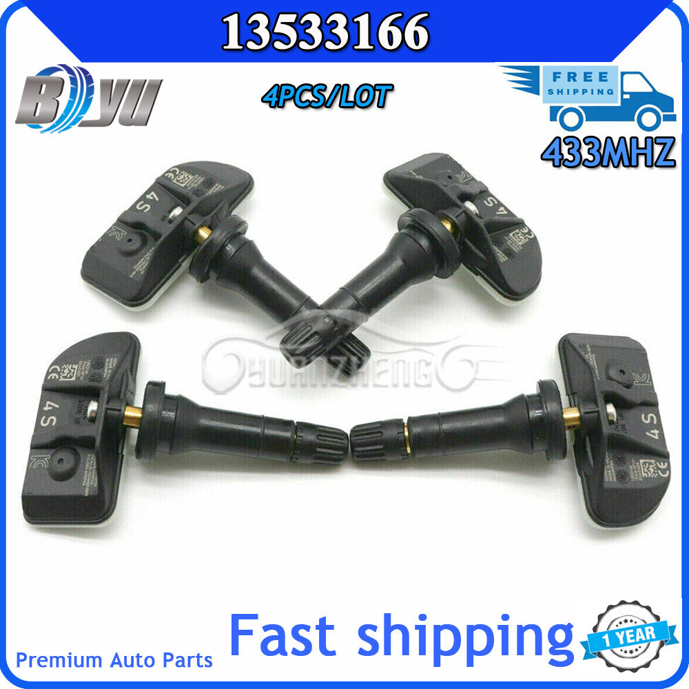 Suitable for 2022, 2023, and 2024 models #13533166 X4 4PX for Chevrolet Silverado 1500 Tire Sensor TPMS