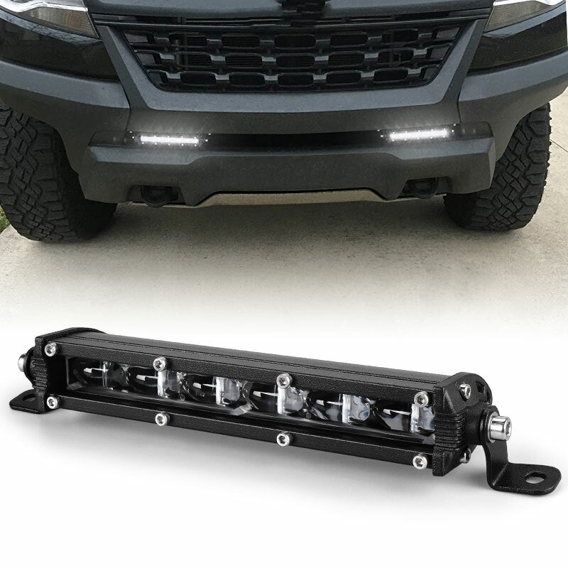 7inch 30W 6D LED Light Bar Single Row Driving Super Slim for UTV UTE ATV Truck