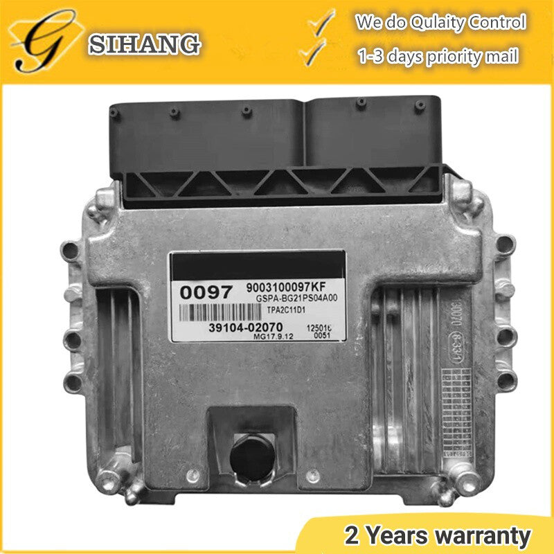 car engine computer board ecu control unit for Hyundai MEG 17.9.12 39104-02070