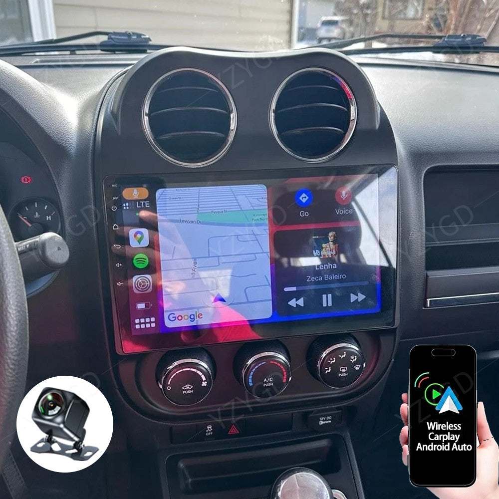 for Jeep Patriot 2009-2016 Android Auto Carplay Car Radio Stereo GPS Navi Screen