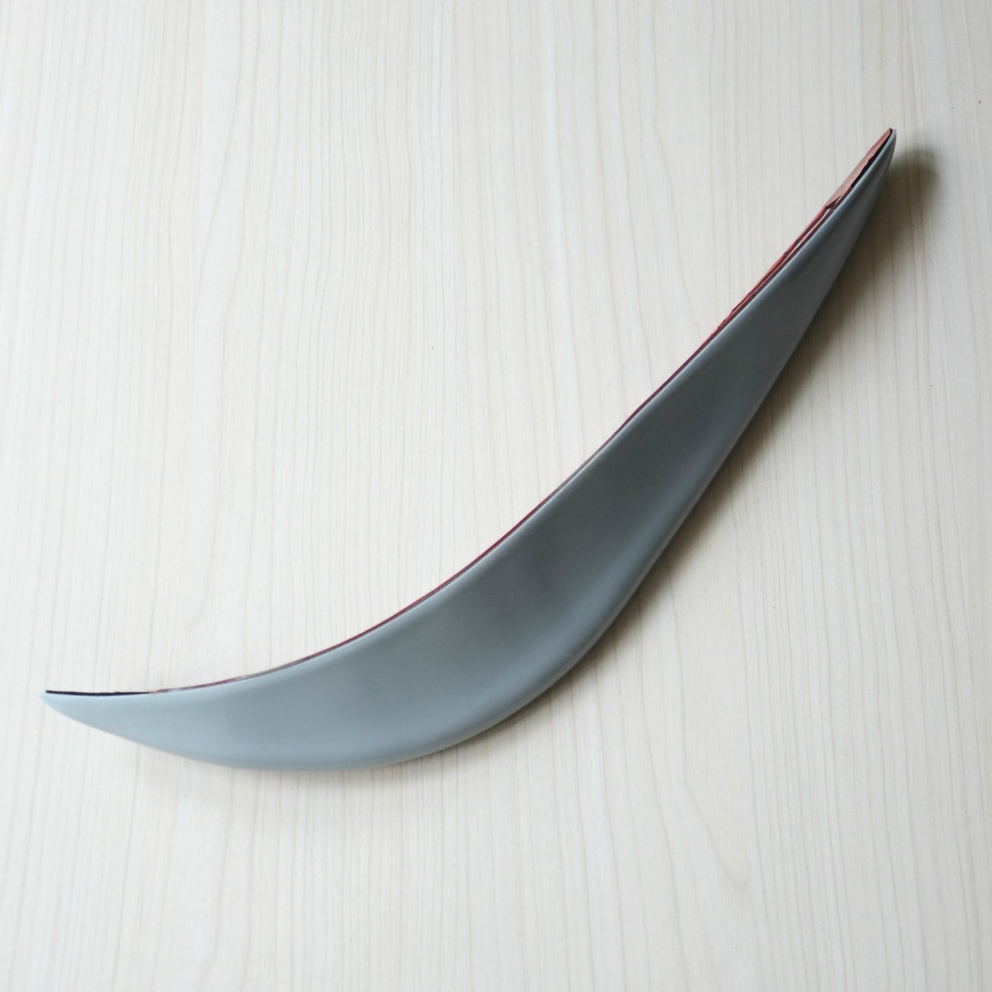 Grey Car Bumper Anti-rub 3D Cover Stickers Protector Guard Streamline