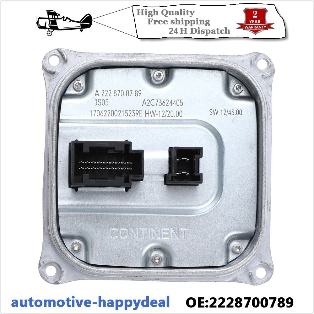 A2129005424 A2228700789 for Mercedes W222 W212 Headlight Ballast LED Module UK