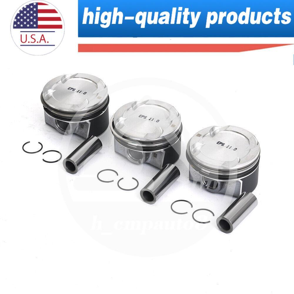 Engine Pistons/Rings Set 3X for BMW 116i 318i for Mini Cooper F20/22/30 B38A15 1.5T
