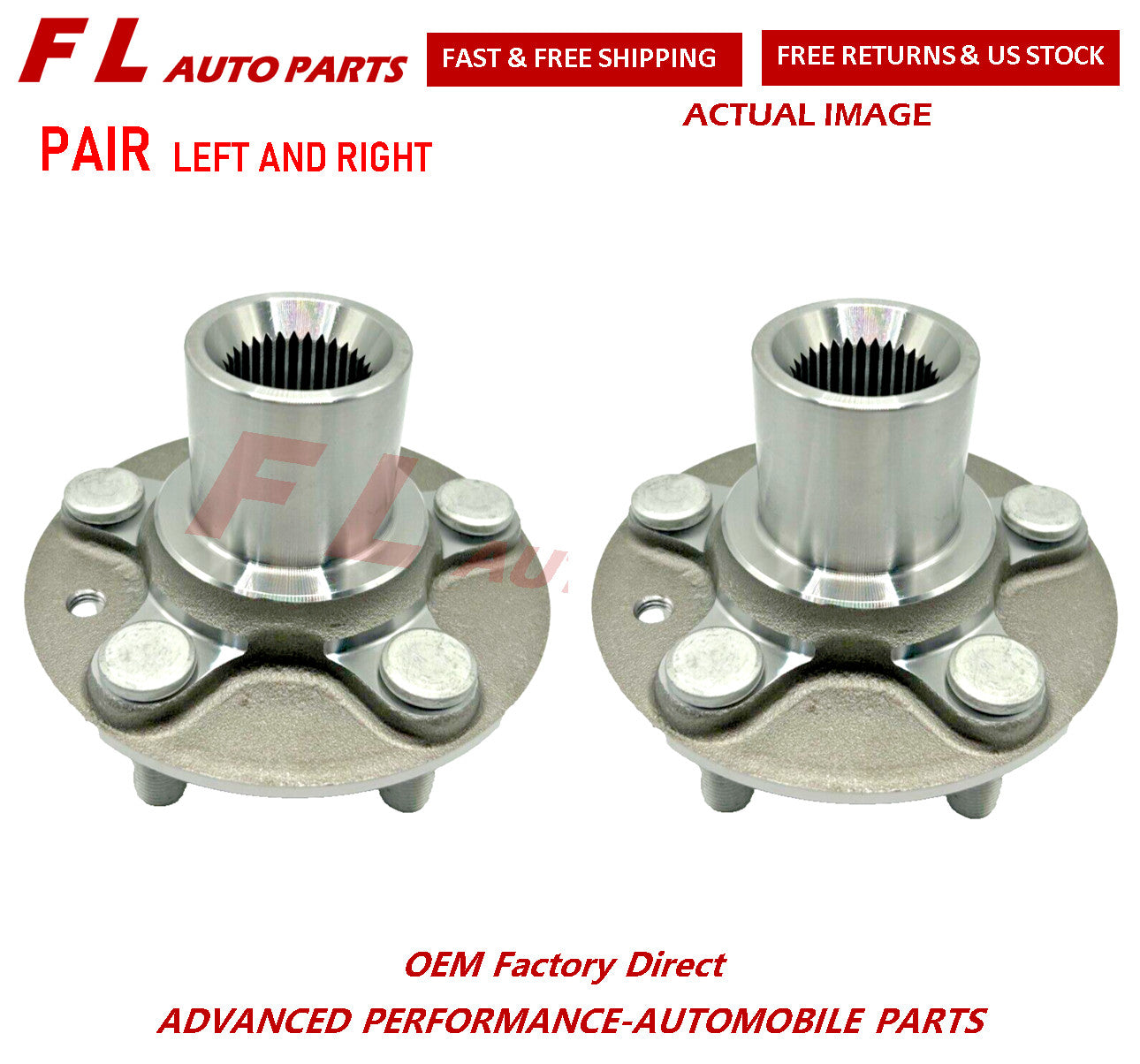 Rear Wheel Hub for Land Rover for Range Rover Evoque 2019-2023 LR139172 PAIR