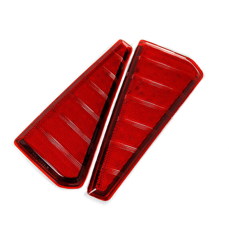 for Toyota NOAH VOXY 80 1 Pair Rear Bumper Light Reflector Lens Stop Brake Lamp
