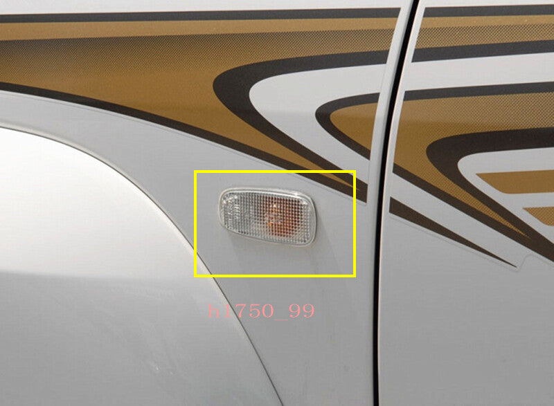 2pcs for Toyota Prado LC200 2008-2011 Front Fender Side Lh+Rh Signal Light Cover