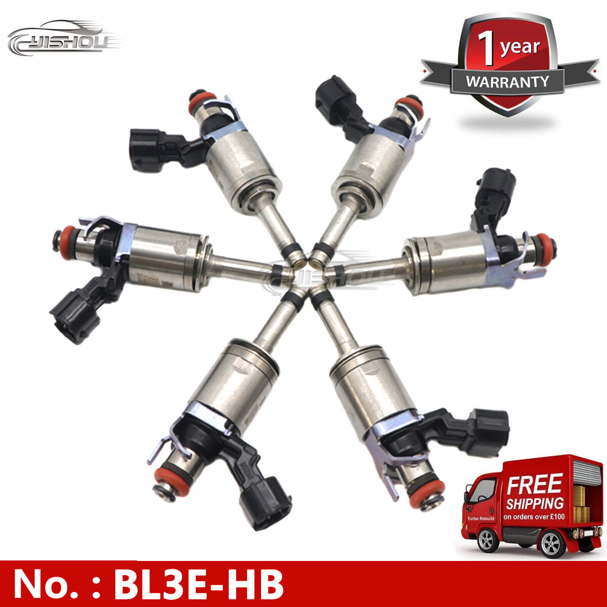 Fuel injectors for Ford F150 pickup truck 2011-16 3.5L Turbo 6PCS BL3Z9F593B BL3E-HB