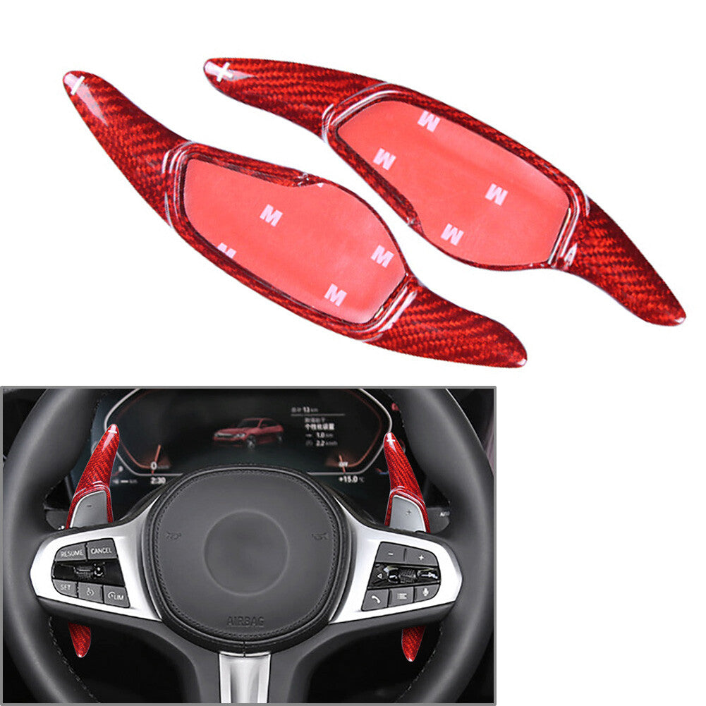 Carbon Fiber Steering Wheel Shift Paddle Shifter Extension for Hyundai LA Festa