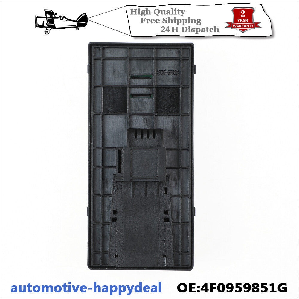 4F0959851G for AUDI A6 C6 Q7 2004-2011 DRIVER SIDE FRONT ELECTRIC WINDOW SWITCH