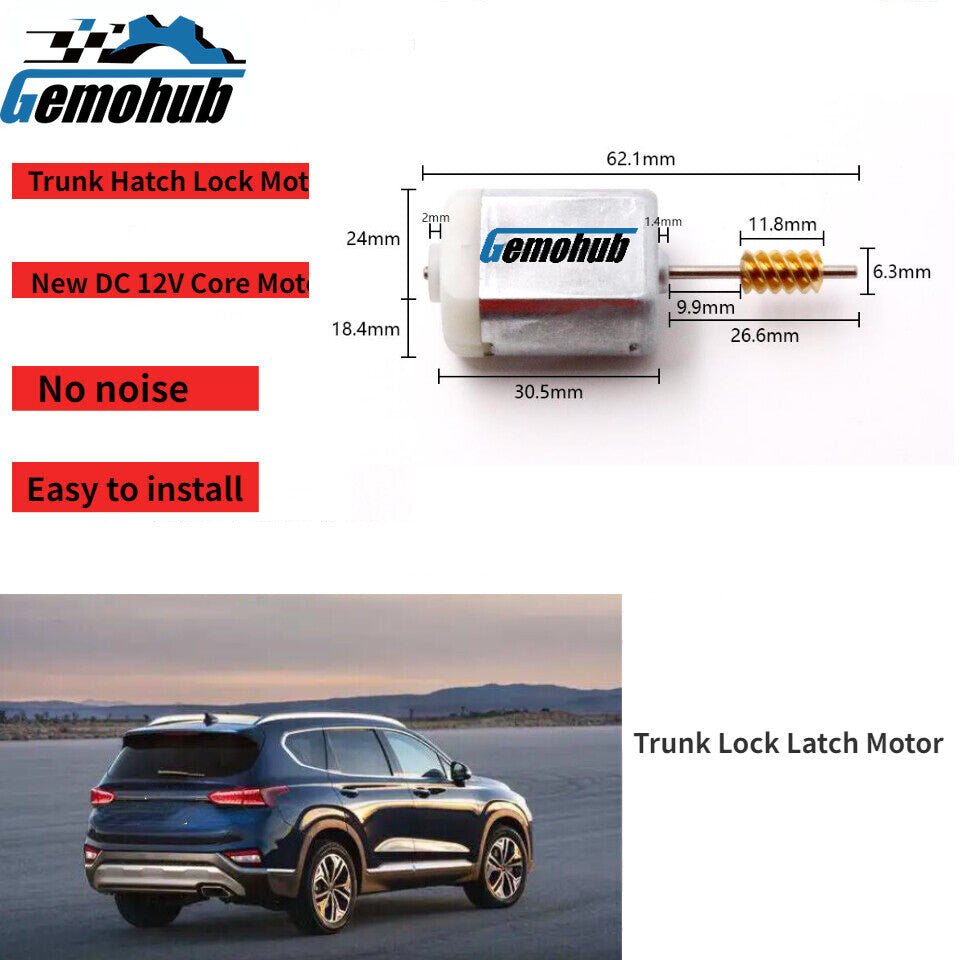 Electric Trunk Lock Latch Motor for 2015-2018 for Hyundai Santa Fe Sport 2.0L 2.4L