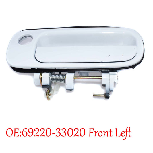White Outside Exterior Door Handle for Toyota for Camry 92-96 Front Left 69220-33020