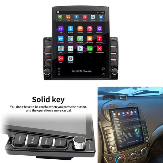 2Din Car Stereo Radio 9.7 Vertical Screen Bluetooth FM Player Android GPS Navi