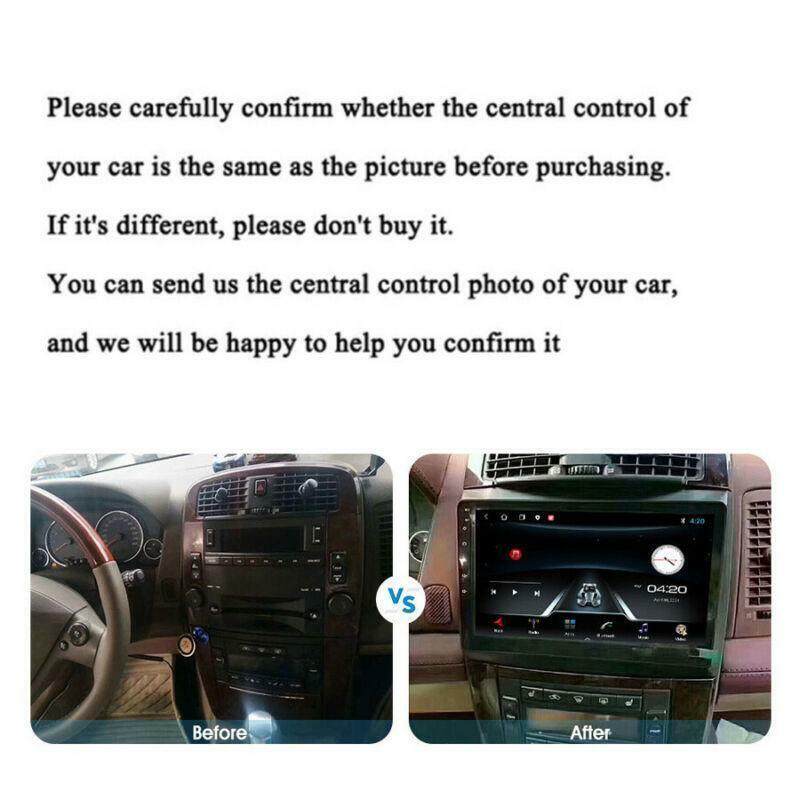 Stereo Radio GPS Player Android 10.0 Head Unit 2+32GB For 2003-2007 for Cadillac CTS