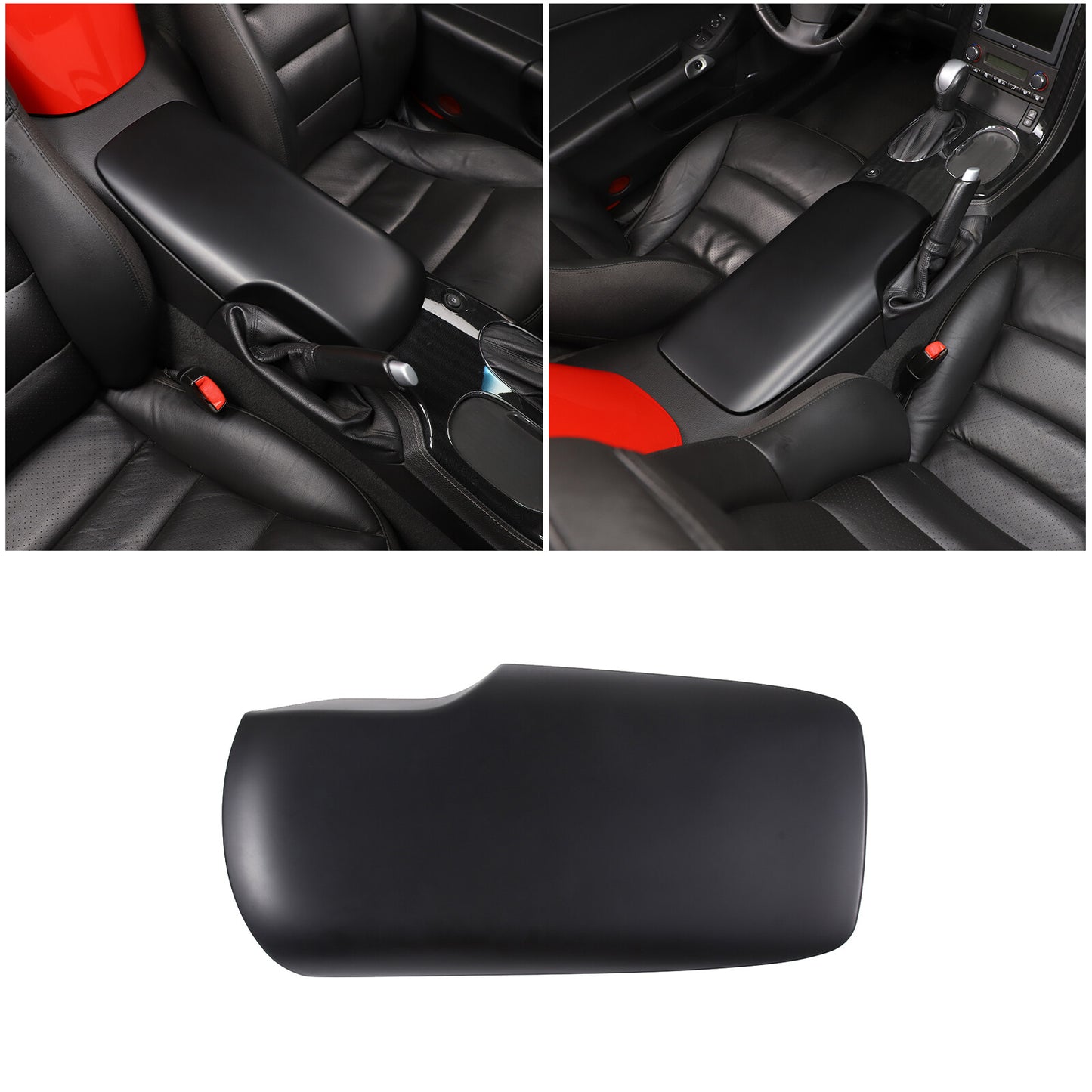ABS carbon fiber center console gear shift cover trim for Subaru WRX 2022-2024