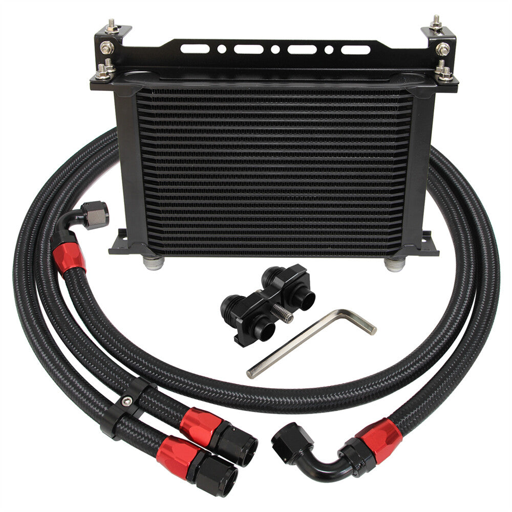 AN10 25 Row Oil Cooler Kit for BMW E36/E46 M3 E82 135i E90 E92 E93 335i 335xi