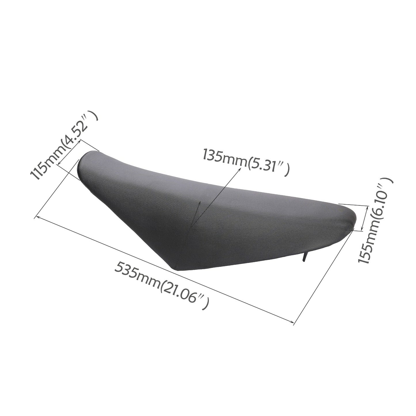 Black Plastics Kit Tank for Seat for Honda CRF70 XR70 Pit Dirt Bike 140cc 150cc 160c