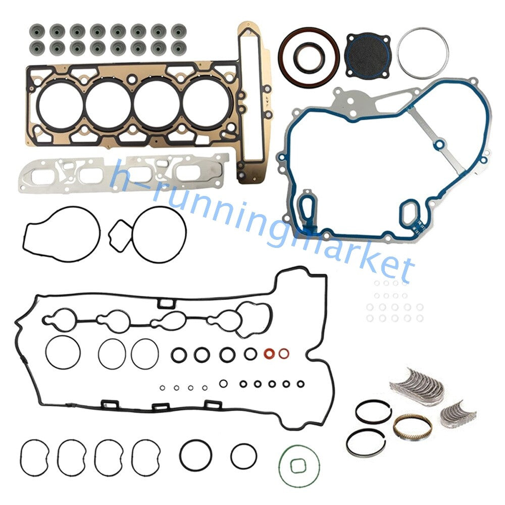 Full Gasket Set Bearings Rings for Buick for Chevrolet for Pontiac for Saturn 2.4L 2006-2017