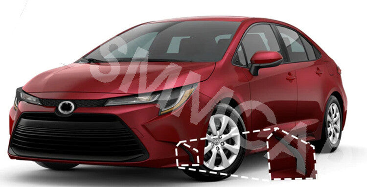 Car Fog Light Cover Cap Right Side Part Fit For 2019-2021 for Toyota for Corolla LE XLE