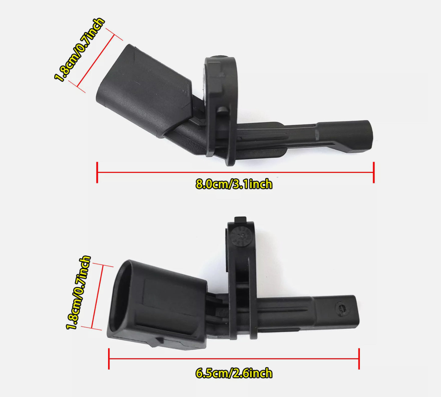 4Pcs Front Rear ABS Wheel Speed Sensor for VW for Golf for Jetta for Passat for Tiguan EOS
