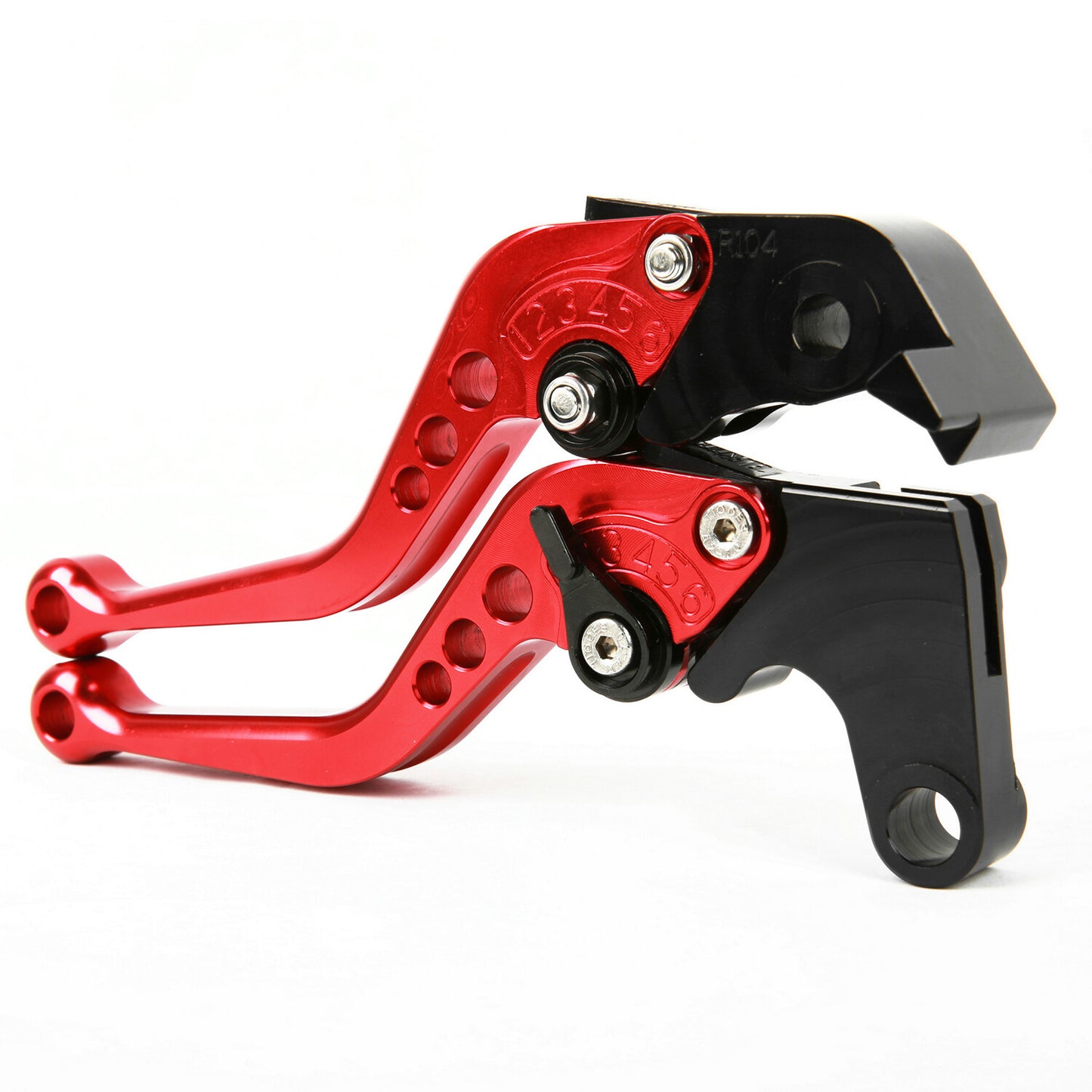 for Suzuki KATANA GSX600F GSX750F 1989-2006 Short Clutch Brake Levers Red US CNC