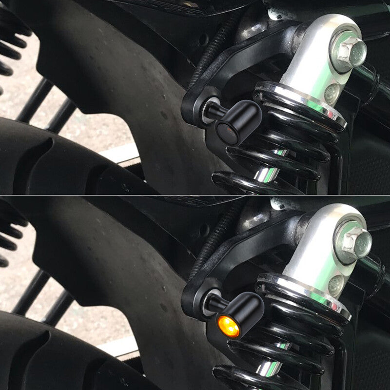 2X Motorcycle Universal for Mini Turn Signal Light Indicators Blinker Flowing Lamp