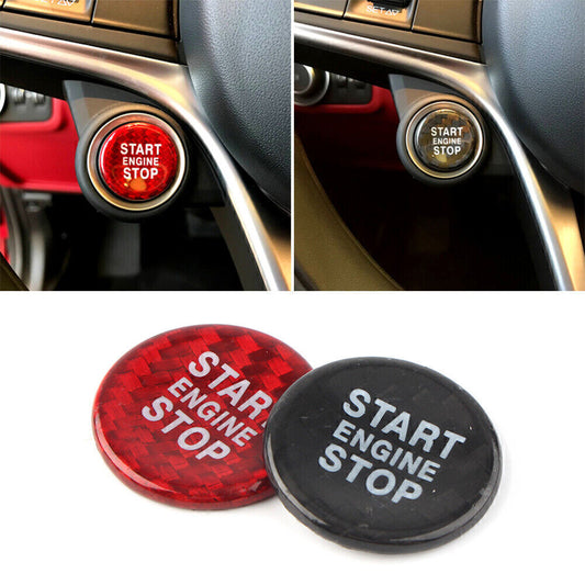 Sticker Ignition One Start Button Decoration for Alfa Romeo Giulia for Stelvio Car