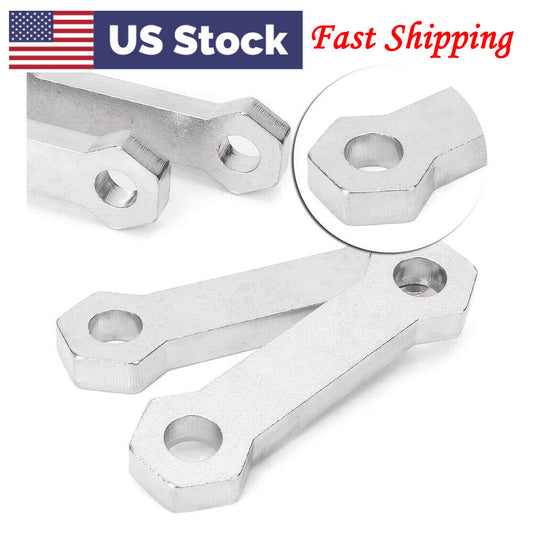 2x 30mm Iron Motorcycle Lowering Link Kit Fit 2014-2016 15 for Yamaha MT-09/FZ-09