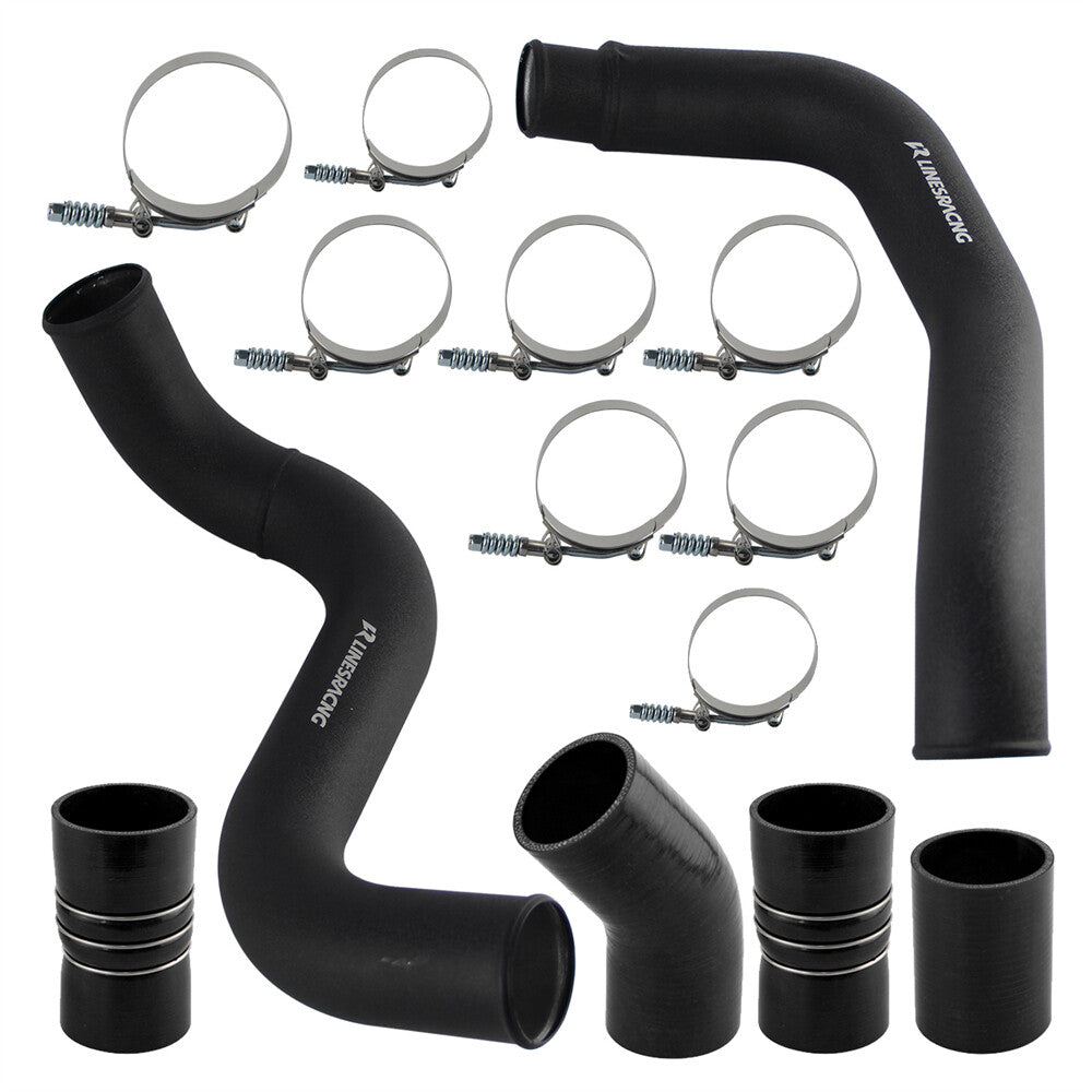 Intercooler Pipe Boot Kit For 03-07 for Ford 6.0L Diesel Turbo Black