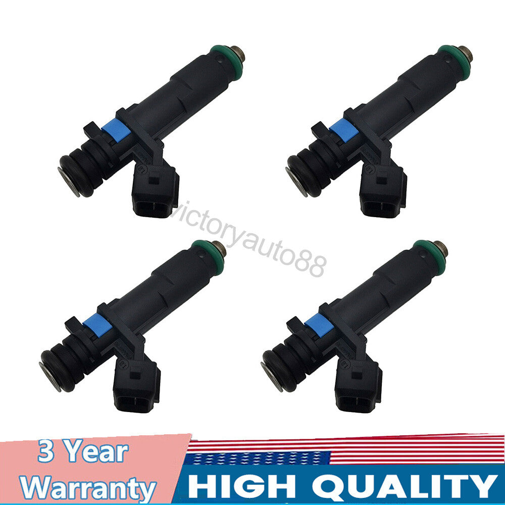 4-pack of fuel injectors for 2018-2012 for Chevrolet Beat Spark Classic 16-17 25186566
