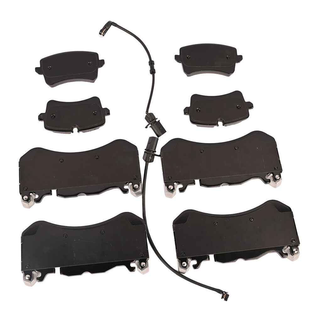 Front Rear Ceramic Brake Pad W/Sensors for Audi RS7 2014-2018