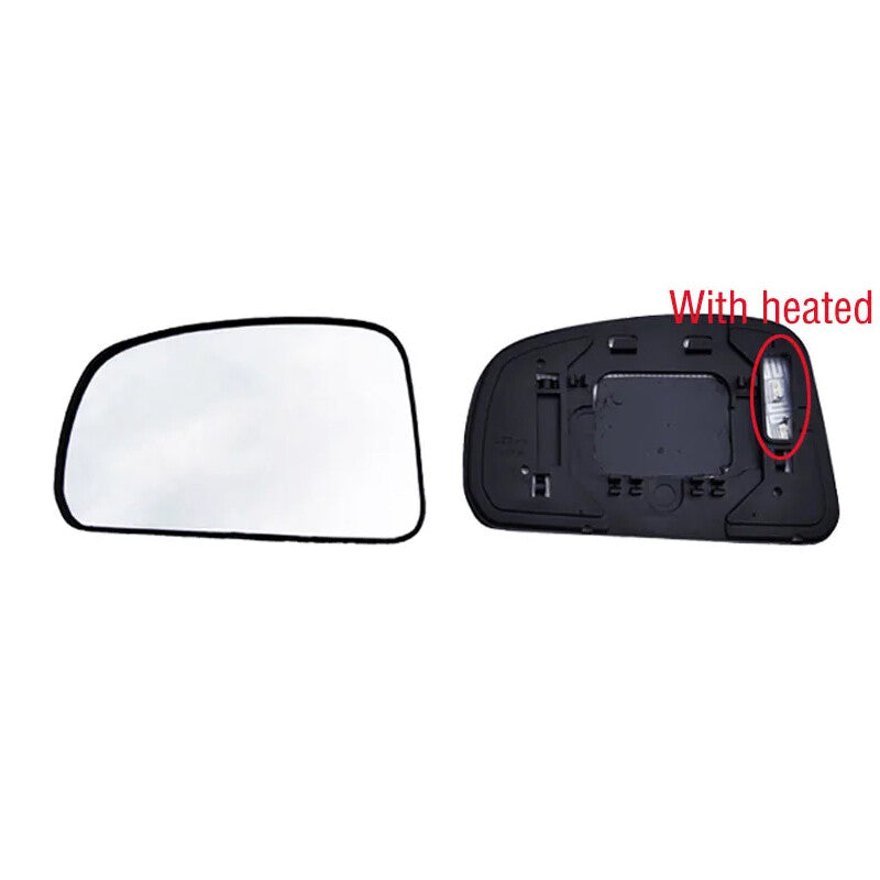 Pair for Nissan Tiida 2005-10 Outside Wing Door Side Rearview Mirror Lens Glass