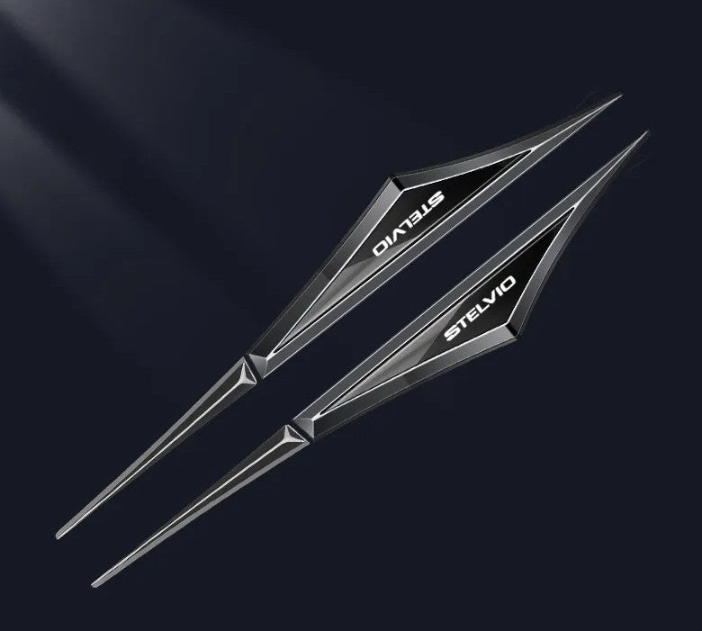 2-piece set of carbon fiber rings for Audi car safety for seat belt covers and shoulder straps